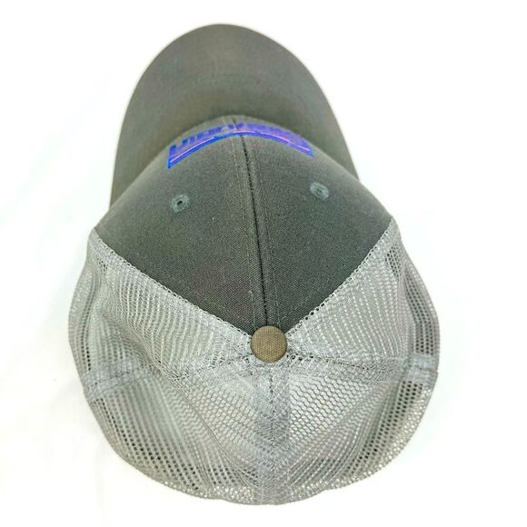 Patagonia Gray Purple Mountain Embroidered Mesh Snap Back Trucker Hat - Picture 11 of 16